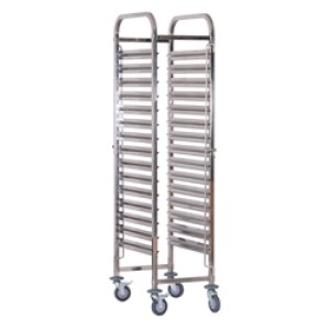 CARROS ACERO INOXIDABLE, BANDEJEROS GASTRONORM, CB-15 GN 1/1